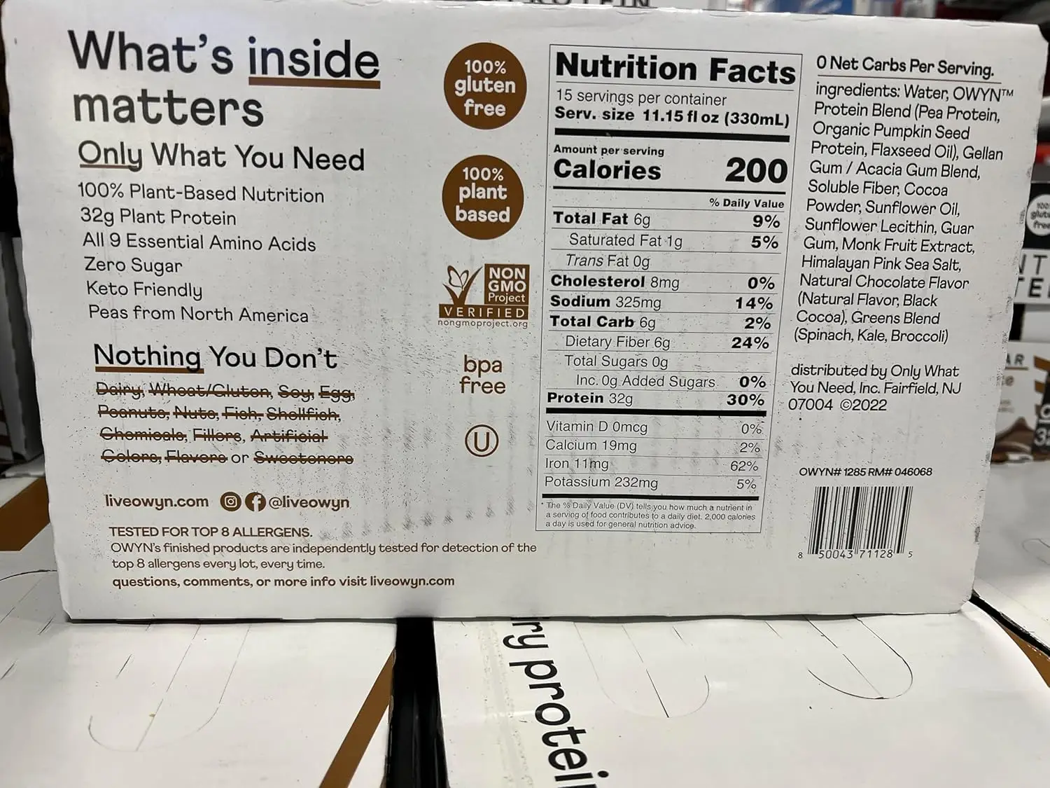 OWYN Pro Elite Vegan High Protein Keto Shake, 32g Protein, 9 Amino Acids, Omega-3, Prebiotics - Image 2