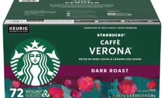 Starbucks Coffee Caffè Verona Dark Roast K-Cup Pod, 72