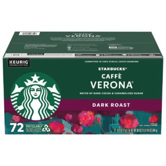 Starbucks Coffee Caffè Verona Dark Roast K-Cup Pod, 72