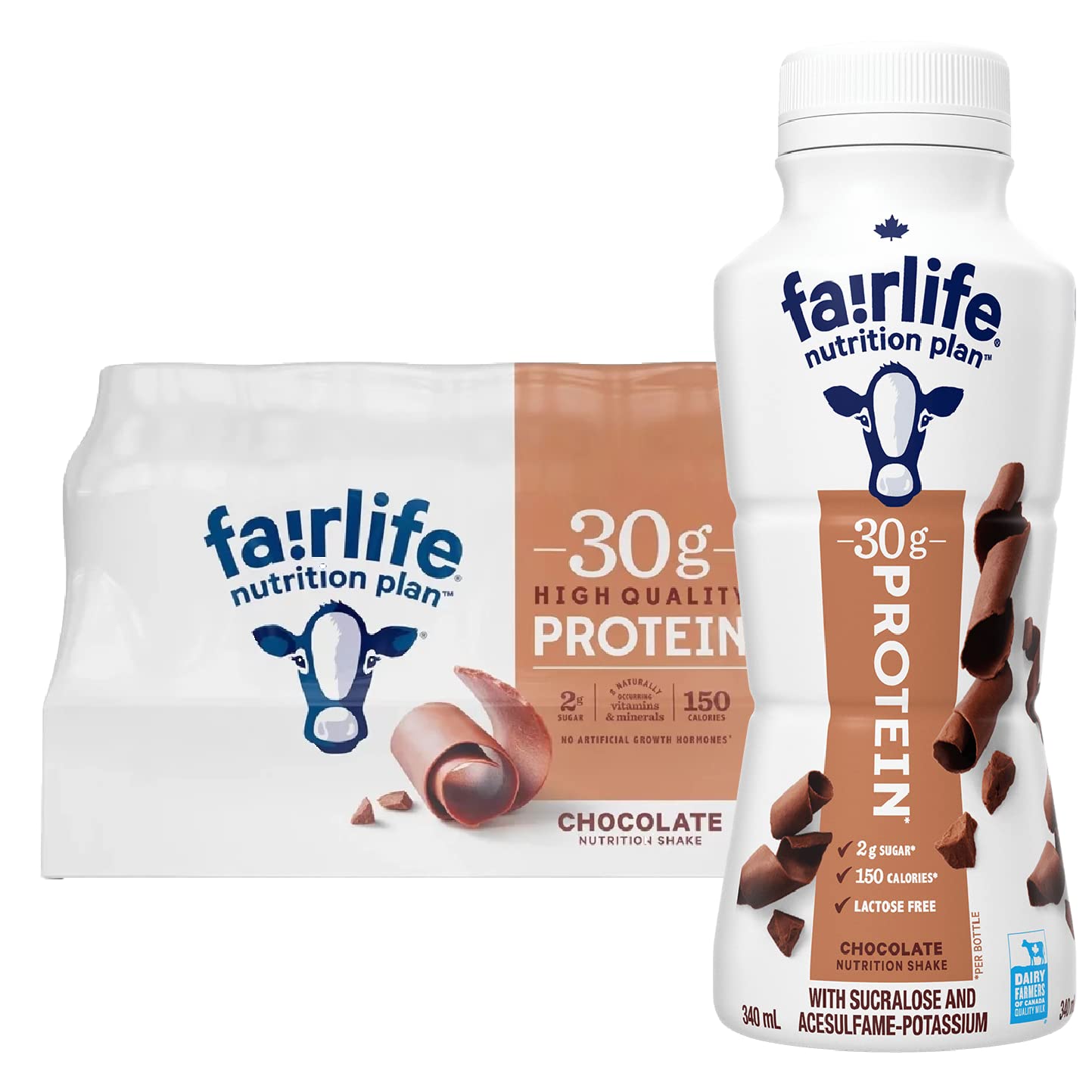 Fairlife Nutrition Plan 30g Protein Shake, Chocolate, 11.5 fl. oz., 12 pk