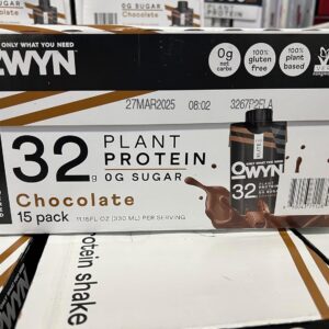 OWYN Pro Elite Vegan High Protein Keto Shake, 32g Protein, 9 Amino Acids, Omega-3, Prebiotics
